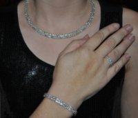 Parure Strass 2 rgs